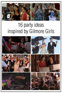 Gilmore Girls Games, Gilmore Party Ideas, 16 Party Ideas, Gilmore Girls Party, Gilmore Girls Episodes, Girls Birthday Party Games, Girl Graduation Party, Ideas For Parties, Gilmore Girls Gifts