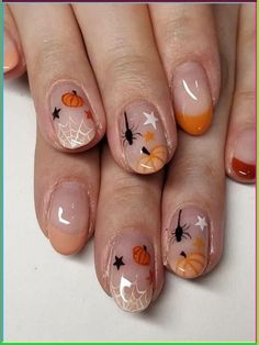 Fall in love with your nails all over again with our curated selection of the best pumpkin nails for a touch of seasonal charm. Pumpkin Nail Designs, Future Nails, Pumpkin Nail Art, Fall Nail Trends