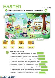 an easter word family worksheet with pictures and words to help students learn how to read