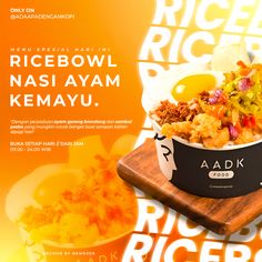 MEDIA SOCIAL DESIGN FEED | RICEBOWL NASI AYAM KEMAYU | @ADAAPADENGANKOPI | ARCHIVE BY MKMDZEN note* This design is only for personal project design needs and portfolios, not for commercial use. #moodboard #ideas #creative #layout #coffeeshop #coffeeaddict #coffeshopsurabaya #adaapadengankopi #AADK #portofolio #feed #mediasocial #poster #posterdesigns #digitalartist #creator #foodie #foodstagram #ricebowlrecipes #ricebowl #chicken #chickenfoodrecipes #drink #design #designers #breakfast #ideabreakfast #fastfoods #personalproject #eggs #rice #photoshop #photoshopediting #lightroom #lightroommobile #colorgrading Creative Layout, Advertising Campaign Projects, Drink Design, Moodboard Ideas, Social Design, Food Menu Design, Ideas Creative, Instagram Food, Food Poster