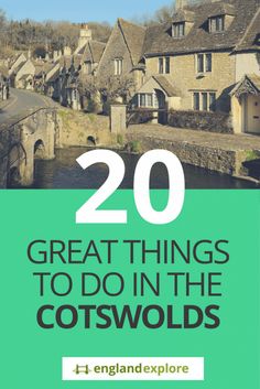 the cover of 20 great things to do in cotswolds