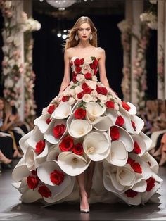 Event Outfit, Glam Dresses, Alternative Outfits, Fantasy Fashion, Flower Fashion, Beautiful Gowns