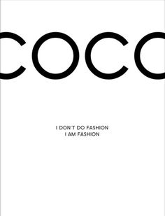 a black and white poster with the words coco on it