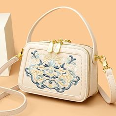 Buy Fashion Floral Embroidery Handbag Women High Quality Leather Shoulder Bags Designer Ladies Small Crossbody Messenger Bag Female for only $52.99 at Julie bags! Luxury Floral Embroidered Rectangular Shoulder Bag, Luxury Floral Embroidery Rectangular Shoulder Bag, Chic Embroidered Top Handle Bag, Elegant Embroidered Square Shoulder Bag, Elegant Square Embroidered Shoulder Bag, Ladies' Floral Embroidery Top Handle Bag, Floral Embroidered Evening Bags, Luxury Embroidered Bag For Gifts, Luxury Embroidered Bag As Gift