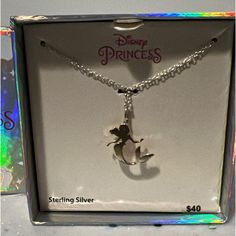 Sterling Silver Little Mermaid Necklace Brand New Retail $40 Necklace Brands, Mermaid Necklace, Disney Jewelry, The Little Mermaid, Womens Jewelry Necklace, Sterling Silver Jewelry, Mermaid, Jewelry Necklaces, Women Jewelry