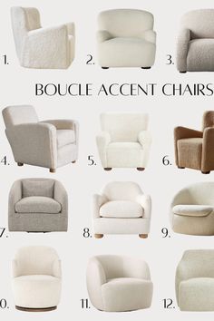 the different types of chairs and how to use them in your home decorating project