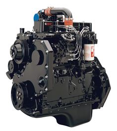 an engine is shown on a white background