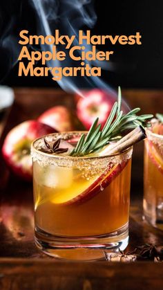 Smoky Harvest Apple Cider Margarita Fall Margarita, Thanksgiving Apple Cider, Apple Cider Cocktails, Apple Cider Margarita, Cider Margarita, Cider Cocktail Recipes, Apple Cider Punch, Cider Cocktail, Best Apple Cider