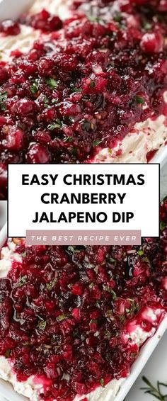 Image for Easy Christmas Cranberry Jalapeno Dip Cranberry Jalapeno Dip, Jalapeno Dip Recipes, Cranberry Cream Cheese Dip, Cranberry Appetizer, Jalapeno Cream Cheese Dip, Holiday Dips, Cranberry Dip, Cranberry Jalapeño, Cream Cheese Recipes Dip