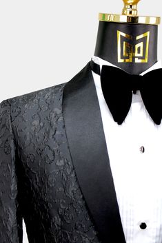 Black Paisley Tuxedo, White Tuxedo Men, Father Of The Bride Attire, Mens Evening Wear, Paisley Tuxedo, Gentlemen Fashion, Onyx Cufflinks, Black Tie Optional, Bride Attire