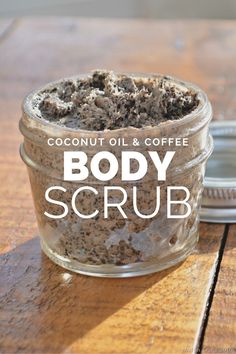 Coconut Oil Coffee, Brown Sugar Scrub, Sugar Scrub Homemade, Coffee Body Scrub, Diy Body Scrub, Sugar Scrub Diy