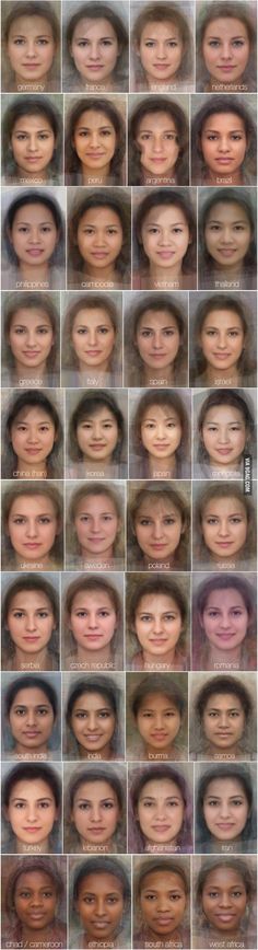 an image of many different faces in the same photo, each with different facial expressions