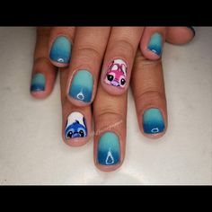 Angel And Stitch, Nail Art, Angel, Disney, Nails, Beauty, Quick Saves