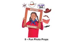 Fall 2017 Wild West Book Fair Decoration kit • • Book Fairs, Book Fair, Fall 2017, Wild West, Photo Props, Party Ideas, Books