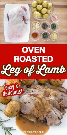 Oven Roasted Leg of Lamb Easiest Meals, Thanksgiving Gravy, Chicken Gumbo, Fall Fun Food