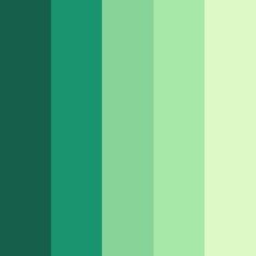 a green color palette with vertical stripes