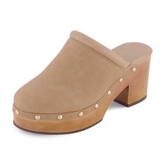 PRICES MAY VARY. Soft Premium Vegan Nubuck Leather upper Easy on / off Memory Foam padding Traction outsole 3 Inch Heel Slip into these cute and extremely comfortable Faux Wood clogs. Easy to slip in and out of and has a great fit! Our Memory Foam technology will keep your feet comfy throughout your day! Wood Clogs, Amazon Favorites, 3 Inch Heels, Nubuck Leather, Faux Wood, Mule Clogs, On Off, Clogs, Special Features