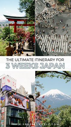 3 Weeks in Japan | The Ultimate Itinerary China Travel Destinations, See World, Travel Destinations Asia, Asia Travel Guide, Asia Destinations, Top Travel Destinations, I Want To Travel, Palawan, Best Cities