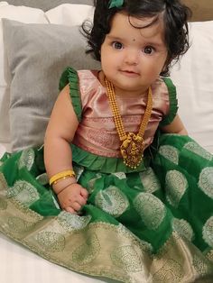 Lehanga Models, Langa Blouse For Kids, Long Frocks For Kids, Langa Blouse, Baby Lehenga