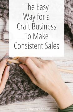 the easy way for a craft business to make content sales