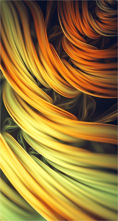 an abstract photograph of yellow and green wires