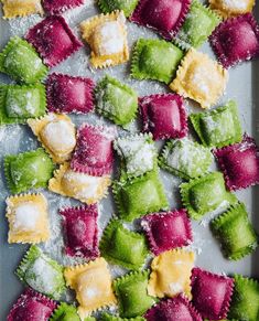 some kind of food that is on top of a table with other foods in it