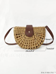 BagForLove - Stylish Half Round Straw Bag: Fashionable Womens Summer Handbag for Beach Shoulder Product Description Color Beige Details Hollow Magnetic No Bag Size Small Strap Type Adjustable Pattern Type Plain Closure Type Zipper Type Circle Bag Style Fashionable Care Instructions Do not wash Material Paper Size Chart INCH CM Strap Length Bag Length Bag Width Bag Height Handle Height 47.2 inch 9.4 inch 2.8 inch 7.1 inch 11 inch Strap Length Bag Length Bag Width Bag Height Handle Height 120 cm 24 cm 7 cm 18 cm 28 cm Details Pictures Similar Products h2 { text-align: center; } /* æ¢è¡ */ li{ white-space: normal; word-break: break-all; word-wrap: break-word; } .red-box { width: 100%; display: flex; flex-direction: row; flex-wrap: wrap; justify-content: center; } .red-box > div { width: 190 Paper Sizes Chart, Round Straw Bag, Summer Handbags, Straw Handbags, Word Wrap, Mini Handbags, Boho Stil, Woven Bag, Bird In Bag