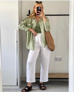 Modest Tourist Outfit, Old Money Pastel Outfits, Warm Weather Office Outfits, Classy Conservative Outfits, Croatia Outfits Summer, Cozy Outfit Summer, Mediterranean Outfit, Malaysian Fashion, Black Birkenstocks