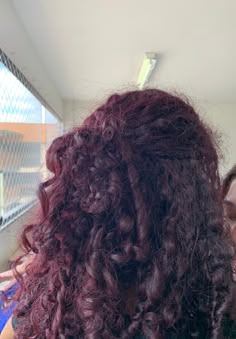 Dark Red Dyed Hair, Cherry Wine Curly Hair, Dark Maroon Curly Hair, Black Red Curly Hair, Dark Cherry Red Hair Curly, Cherry Coke Hair Curly, Maroon Curly Hair, Dark Red Hair Curly, Curly Burgundy Hair