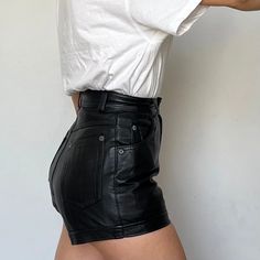 Women Genuine Leather Mini Shorts Black – Boho Living Room Black Boho Living Room, Brindle Cowhide, Black Leather Shorts, Mens Leather Pants, Leather Waist Bag, Leather Toiletry Bag, Real Leather Bags, Cowhide Bag, Leather Apron