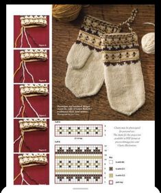 Trendy Knitting, Knitted Mittens Pattern, Knitting Machine Patterns, Blanket Knitting Patterns, Pattern Ideas, Wrist Warmers, Knit Mittens, Knitting Gift