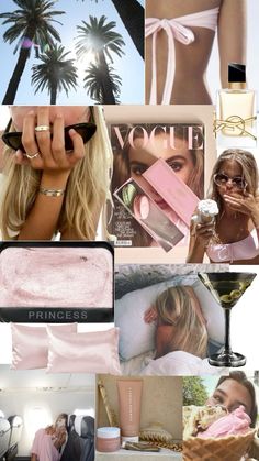 Pink Moodboard Wallpaper, Malibu Barbie Aesthetic Wallpaper, Model Aesthetic Lifestyle Pink, Girly Aesthetic Collage, Light Pink Aesthetic Collage, Victoria's Secret Aesthetic, Preppy School Supplies, 2000s Girl, Pink Lifestyle