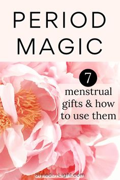 A pink flower opening representing the sacred feminine and period magic. Period Blood, What Is Spirituality, Woman Health, Witch Tips, Cycle Syncing, Moon Journal, Divine Feminine Spirituality, Menstrual Health