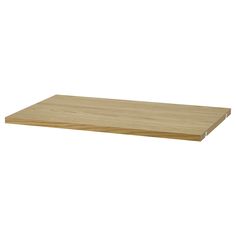 a wooden cutting board on a white background