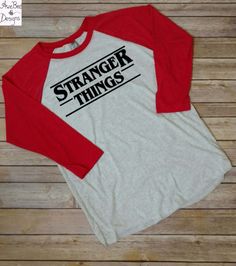 Stranger Things Red Raglan Sleeve Shirt, Stranger Things Tshirt Stranger Things Steve, Stranger Things Wallpaper