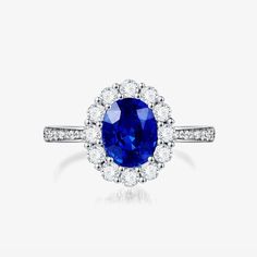 Princess Diana Engagement Ring, 2 Carats, Blue Sapphire, Sterling Silver Kate Middleton Engagement Ring, Celebrity Rings, Royal Rings, Blue Sapphire Engagement Ring, Engagement Rings For Women