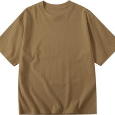 (Brown,Small) Fkatuzi Oversized T Shirts For Women Baggy Boyfriend Basic Tees Plain Tshirts Cotton Loose Fit Short Sleeves Unisex Tops Brown Nike Tee, Beige Crew Neck T-shirt Solid Color, Beige Crew Neck T-shirt, Beige Solid Color Crew Neck T-shirt, Brown Oversized Short Sleeve T-shirt, Brown Oversized Short Sleeve Tops, Casual Oversized Brown T-shirt, Casual Plain Brown T-shirt, Brown Oversized Basic Top