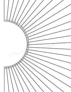 the sun is shown in black and white with lines going through it to form a circle