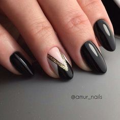 Маникюр | Ногти Unghie Sfumate, Black Nail Art, Latest Nail Art, Super Nails, Thanksgiving Nails, Fabulous Nails, Nail Polishes