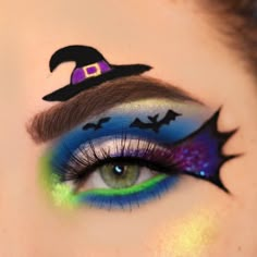 Makeup Pride, Halloween Eyeshadow, Halloween Maquillaje, Yeri Mua, Holloween Makeup, Day Makeup Looks, Almond Eyes, Cute Eye Makeup