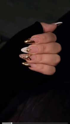 Fake Nails Designs, Cute Toe Nails, Gelish Nails, Glamour Nails, Colored Acrylic Nails, Simple Acrylic Nails, Fall Acrylic Nails, Coffin Nails Long