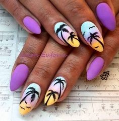 Yellow Nail, Indigo Nails, Tree Nails, Finger Sandwiches, Nail Art Designs Summer