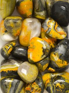 Bumblebee Jasper, Bumble Bee Jasper, Cool Rocks, Meditation Crystals, Crystal Healing Stones, Les Chakras