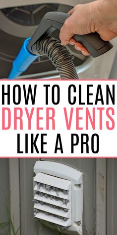 dirty dryer vent Dryer Protector, Dryer Lint Trap, Dryer Cleaning, Easy House Cleaning, Cleaning Printable