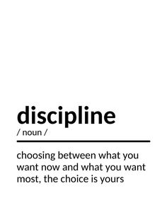 Discipline Quote Discipline Quotes, Vision Board Pictures, Vision Board Affirmations, Vision Board Manifestation