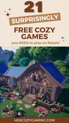 Are you tired of searching for good free games on Steam? Well, you’re in the right place. I've got 21 Surprisingly Cozy and Free Games on Steam to share with YOU!  Cozy gamer | Cosy Games | pc gamer | free games to play online | free games to play | free online games | cute games | free games on steam cozy | free steam games cozy Cozy Video Games, Fall Video, Relaxing Game, Play Free Online Games, Ipad Games