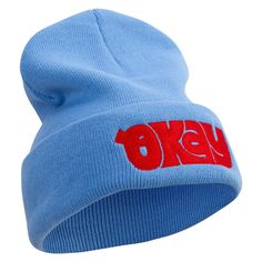 Artistic Okay Logo Embroidered 12 Inch Long Knitted BeanieMade of 100% acrylic.One size fits most with flexibility, fitting up to XL.12 inches deep and 8 inches wide.Cuff measures 3 inches long.Adult/Unisex.Great for keeping you warm on a cold day.8(W) X 12(L) X 1(H) inches.Soft, thick and warm material.Double Layers.Fall and Winter season.Hand wash only.Imported. Long Beanie, Knitted Beanie, Long Knit, Wide Cuff, Elevate Your Style, Knit Beanie, Fall And Winter, Winter Season, Cold Day