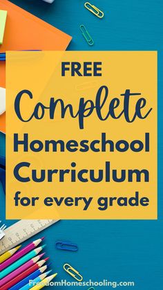 the free homeschool curriculum for every grade student