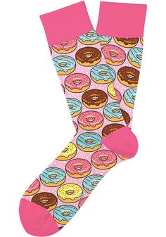 These Local Gear Pink Go Nuts for Donuts Mens Dress Socks add a great touch of Local Gear style to your business attire. These Mens Dress Socks feature a fun novelty print. Small= Women's 5.5-9.5, Men's 5-8, Large= Women's 10-12.5, Men's 8.5-13, Machine wash in cold water, Made of 75% cotton, 20% polyamide and 5% elastane, Fun gift idea! Donut Socks, Silly Socks, Sock Crafts, Foot Socks, Mens Dress Socks, Blue Socks, Mens Dress, Dress Socks, Novelty Print