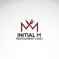 the initial m restaurant logo is designed to look like it has fork and spoons on it